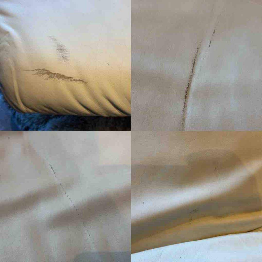 ボディソファ 白 ソファ 本革 ホワイト ヴィンテージ IG