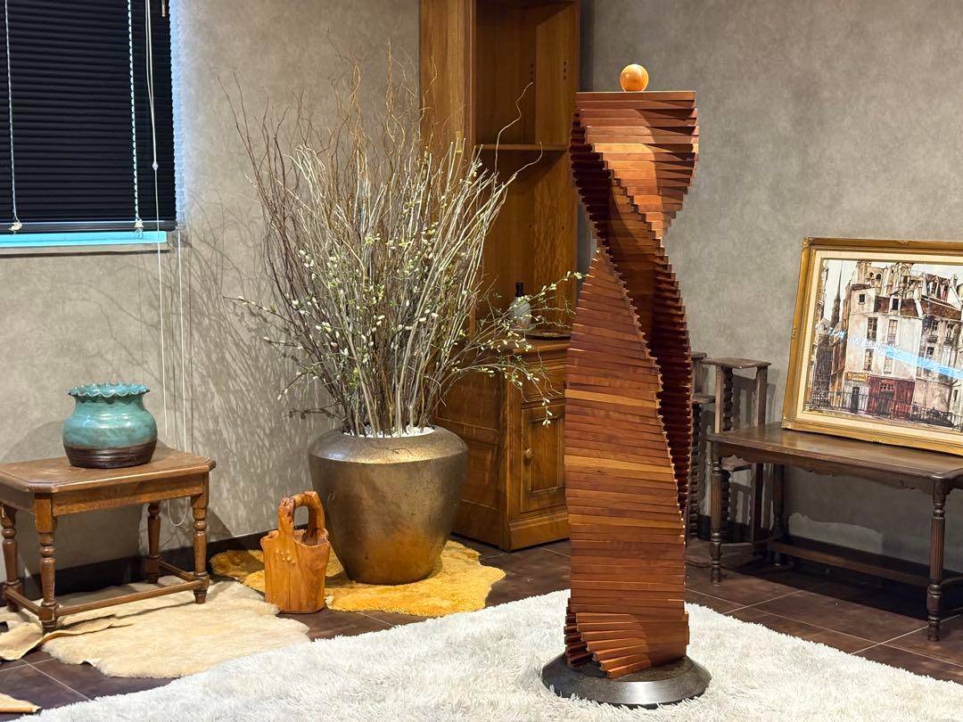 ① Jonny B 回転式CDラック コレクションケース ウォールナット RZ