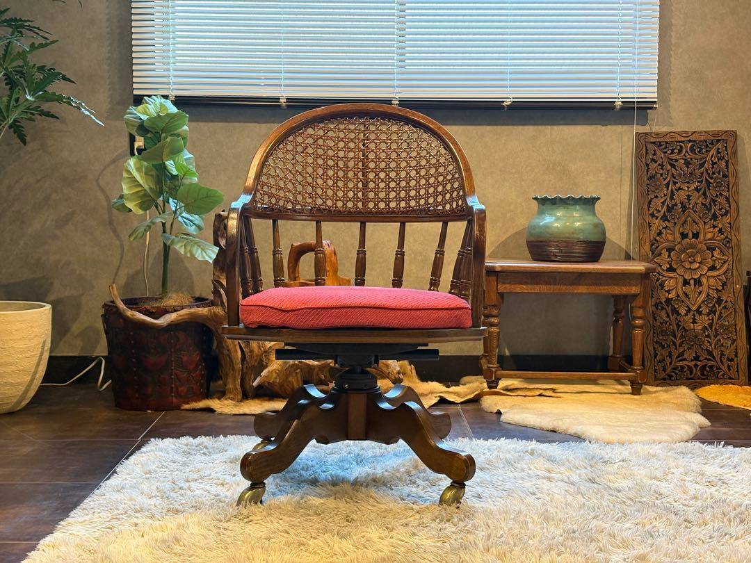 DREXEL HERITAGE ドレクセル アンティーク デスクチェア IH