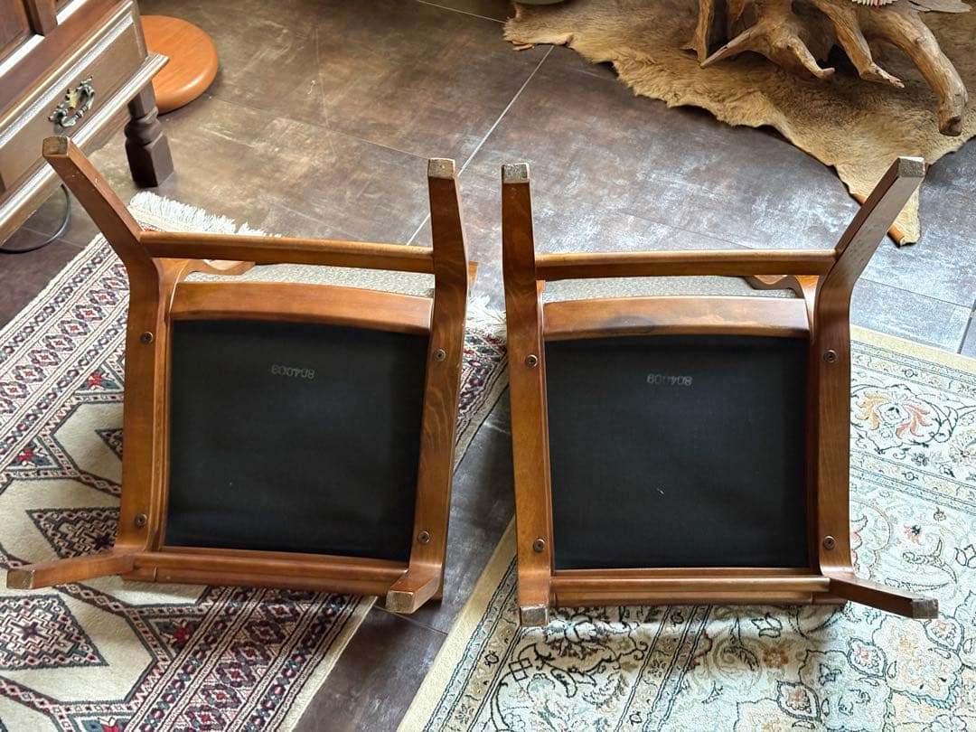 ②オールドカリモク karimoku ヴィンテージチェア ビンテージチェア RZ