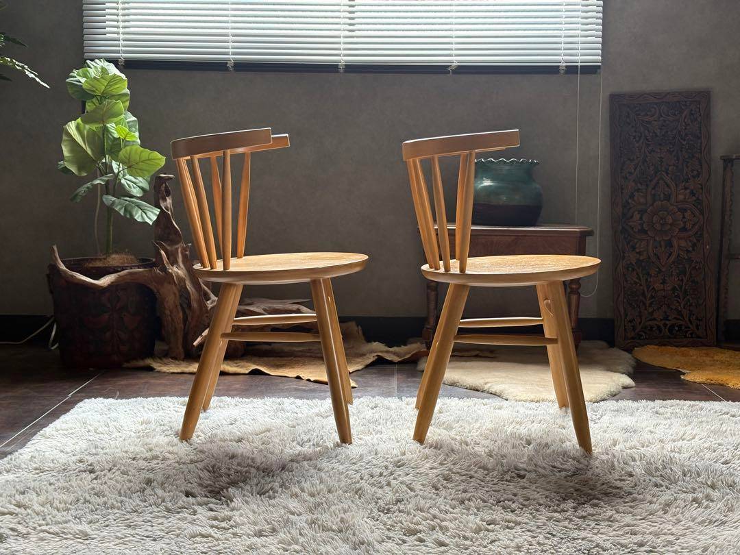 ②cherry 桜屋工業 ウィンザーチェア アームチェア オークレイチェア YZ