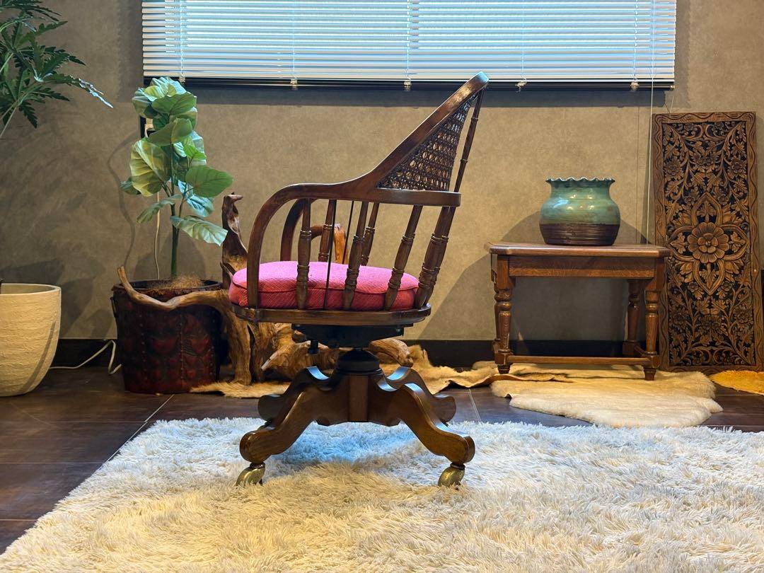 DREXEL HERITAGE ドレクセル アンティーク デスクチェア IH