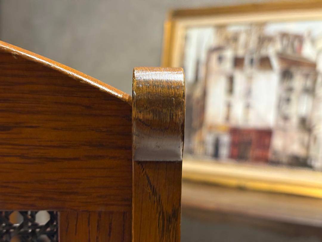 ダイニングチェア アームチェア 三越ブルージュ アンティーク ビンテージ nZ