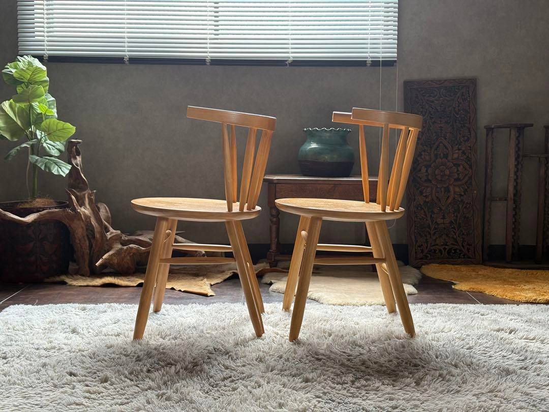 ②cherry 桜屋工業 ウィンザーチェア アームチェア オークレイチェア YZ