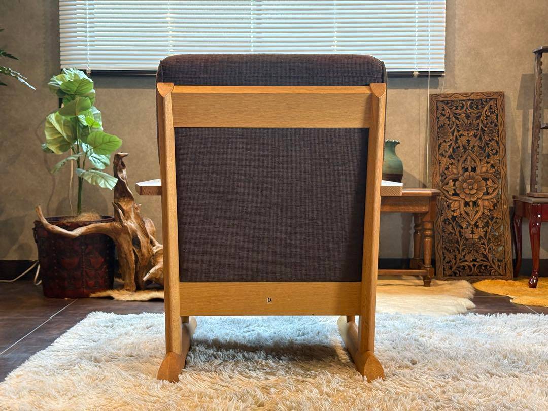 ①飛騨産業 HIDA カヤ KAYA 1Pソファ オーク無垢材 ラウンジ NG