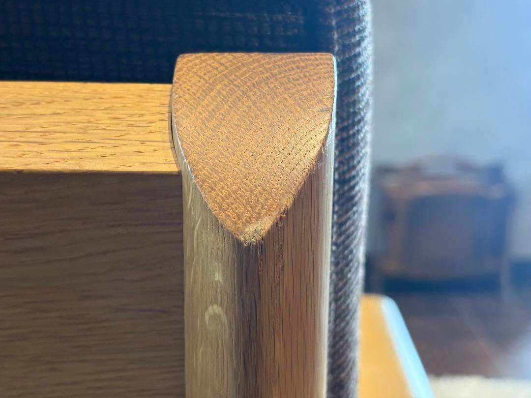 ①飛騨産業 HIDA カヤ KAYA 1Pソファ オーク無垢材 ラウンジ NG