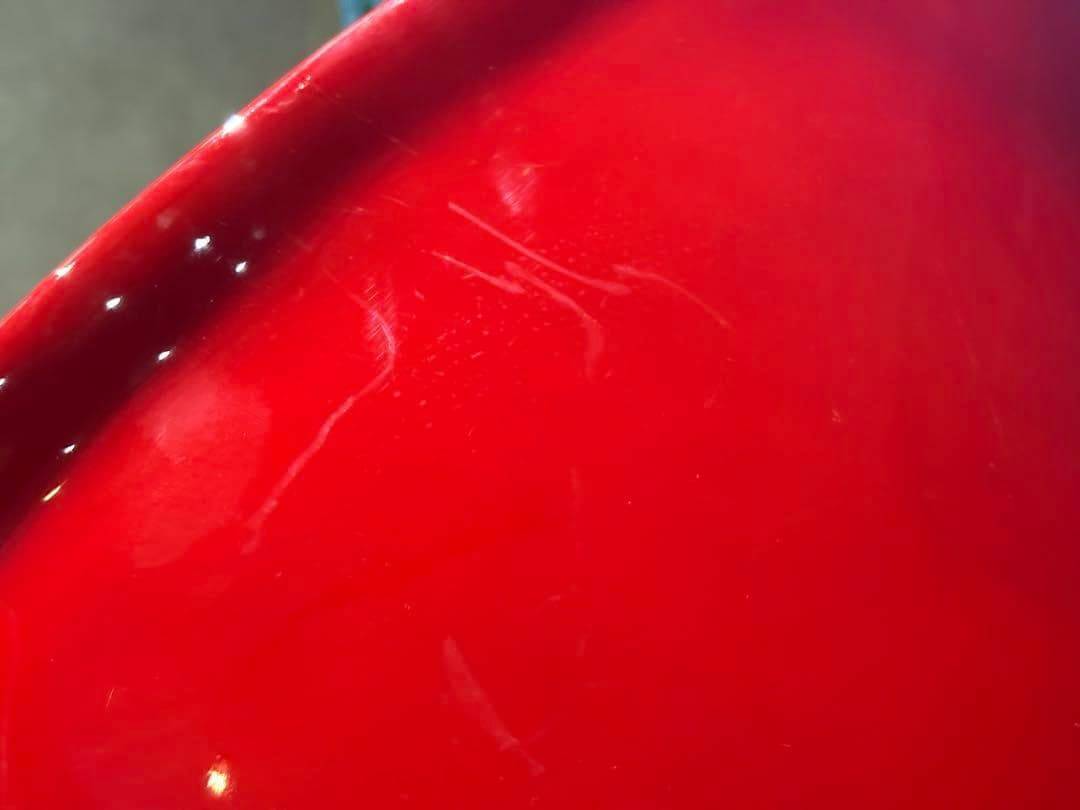 希少 Kartell カルテル レッド 回転チェア ビンテージ レトロ YZ