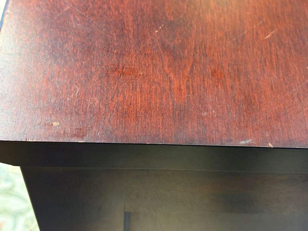 民芸家具 ガラスキャビネット 引き出し6段 アンティーク ヴィンテージ Nn