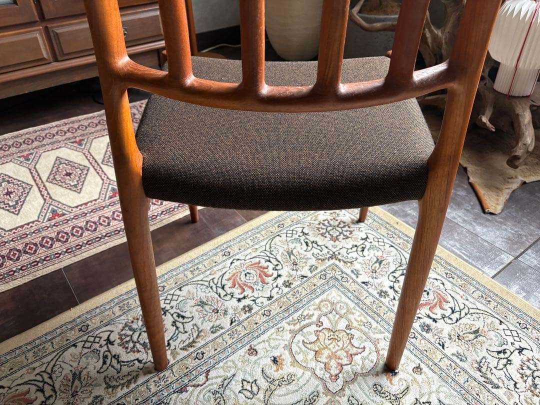 ①J.L. Møllers JLモラー 北欧ヴィンテージチェア チーク材 NZ