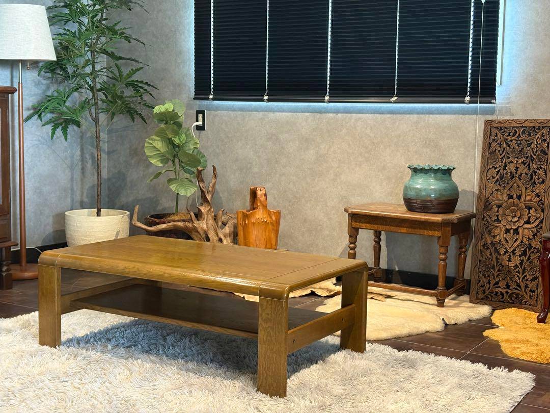 【希少・人気♪】カリモク「コロニアル センターテーブル」クラシック アンティーク karimoku カリモク センターテーブル ローテーブル コロニアル