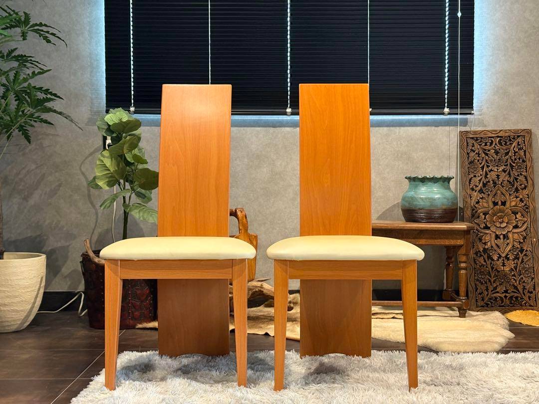 美品 高級家具 チェア シンプル モダン PAKSNWI ハイバックチェア YZ
