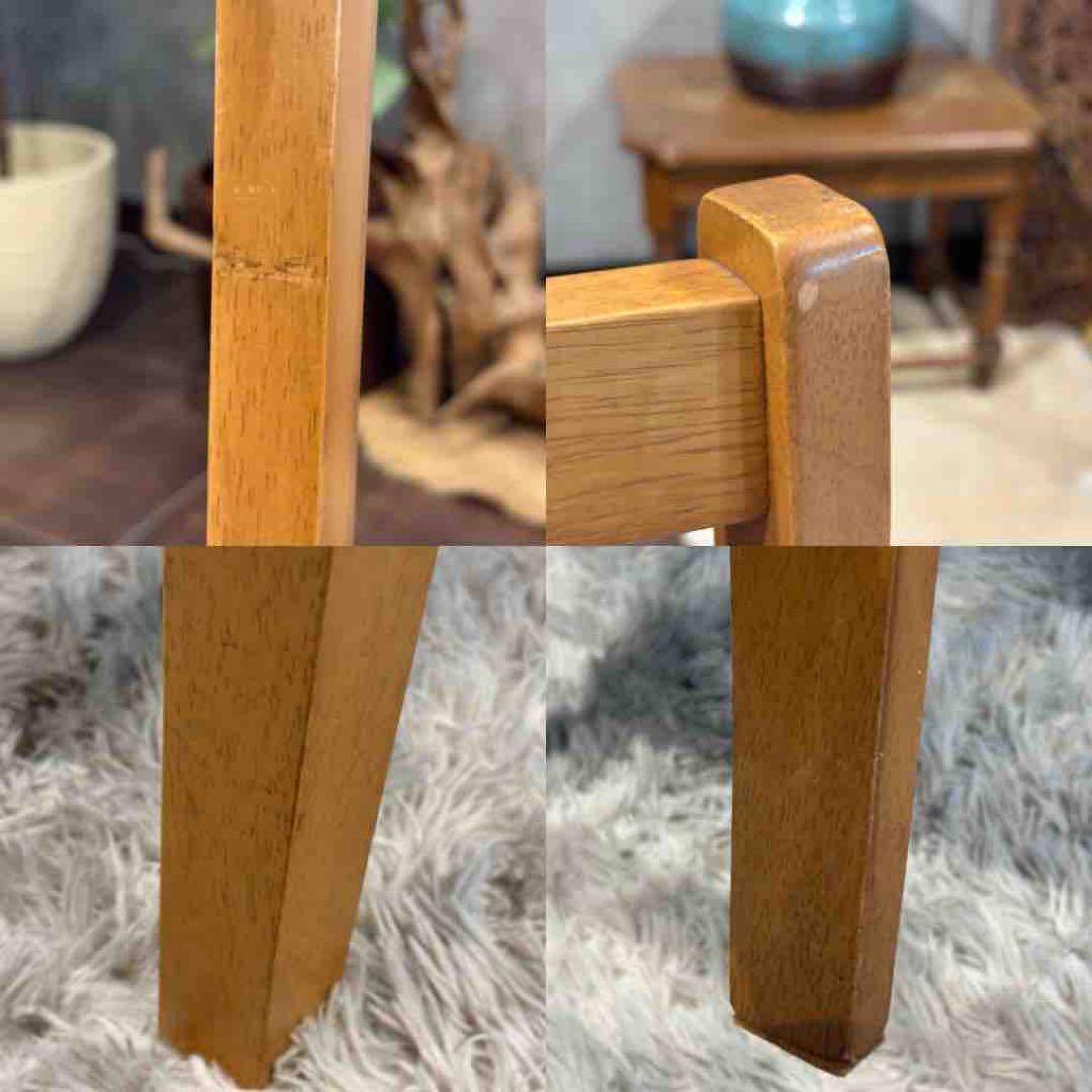 山善 YAMAZEN ダイニングチェア リビングチェア ビンテージ 4脚 YK