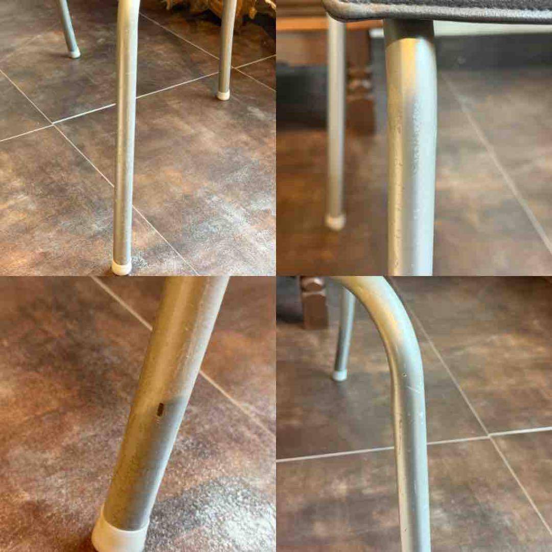 ②リーンロゼ ligne roset ブラック レザーチェア 2脚セット YZ