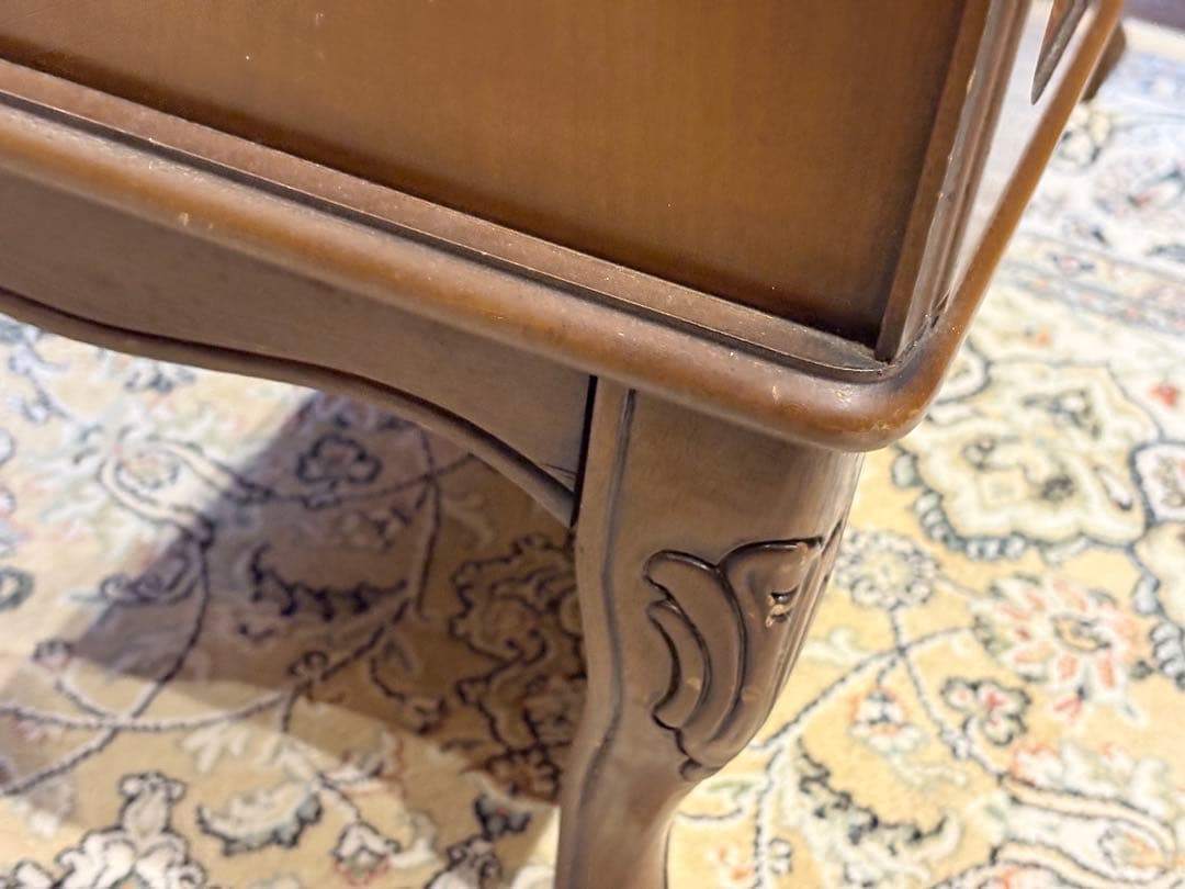 イタリア製 象嵌 レトロ ビンテージ 猫脚 クラシック キャビネット