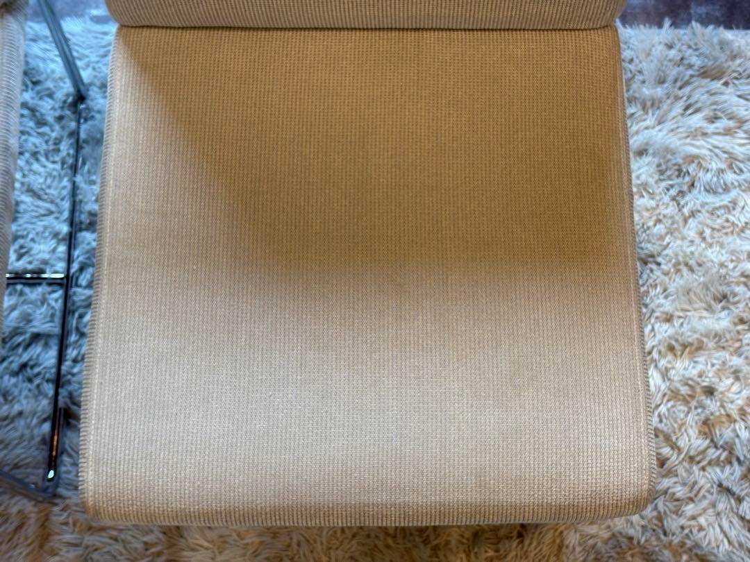 アクタス ACTUS スチールチェア ベージュ ファブリック シティ SR