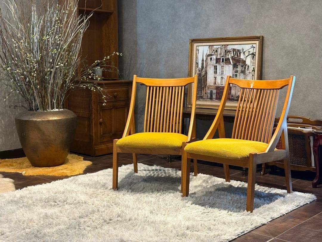 飛騨家具　シラカワ家具　ダイニングチェア　デスクチェア　古家具　ヴィンテージ 飛騨家具 shirakawa シラカワ Hidano Takmi Kobo 飛騨の匠工房 チェア