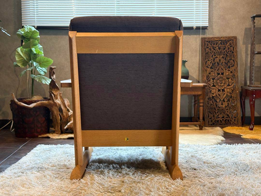 ②飛騨産業 HIDA カヤ KAYA 1Pソファ オーク無垢材 ラウンジ NG