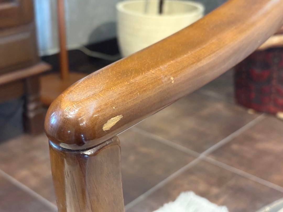 ②カリモク karimoku アームチェア アンティーク ヴィンテージ