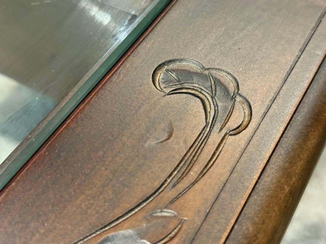 アジアン クラシック ヴィンテージ 猫脚 センターテーブル 引き出し付 YZ