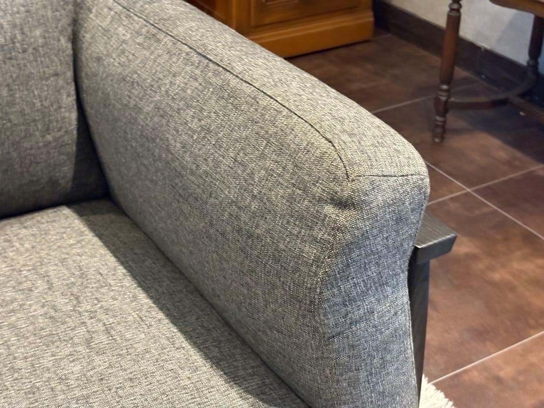 FUJIEI 富士栄　モダン　2Pソファ　アームソファ　リビング　ブラック　HZ