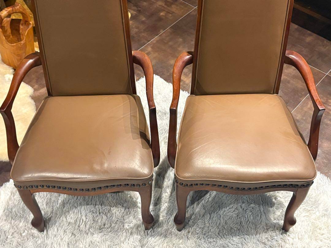 マルニ　maruni アームチェア　ビンテージ　鋲打　リベット　ハイバック　SK