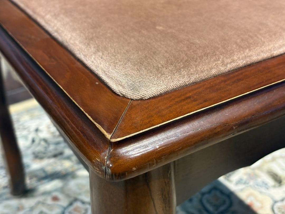 ①光製作所 ダイニングチェア リビングチェア 猫脚 アンティーク ビンテージ R