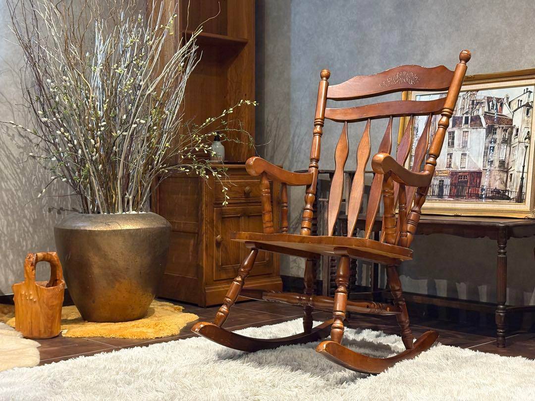 不二貿易　ロッキングチェア　アンティーク　ヴィンテージ　ビンテージ　SZ