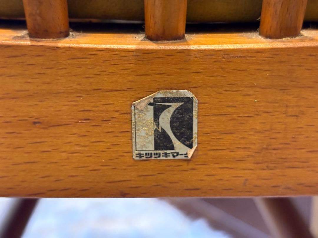 飛騨産業 キツツキマーク ダイニングチェア スポークチェア アンティーク nZ