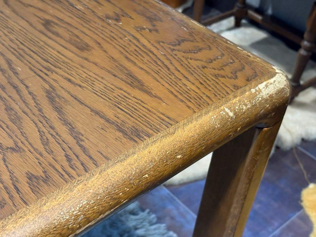 飛騨産業 キツツキ スクエアテーブル ダイニングテーブル アンティーク nG