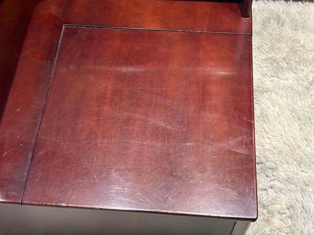 karimoku カリモク　コーナーテーブル　収納　ローズウッド　アンティーク