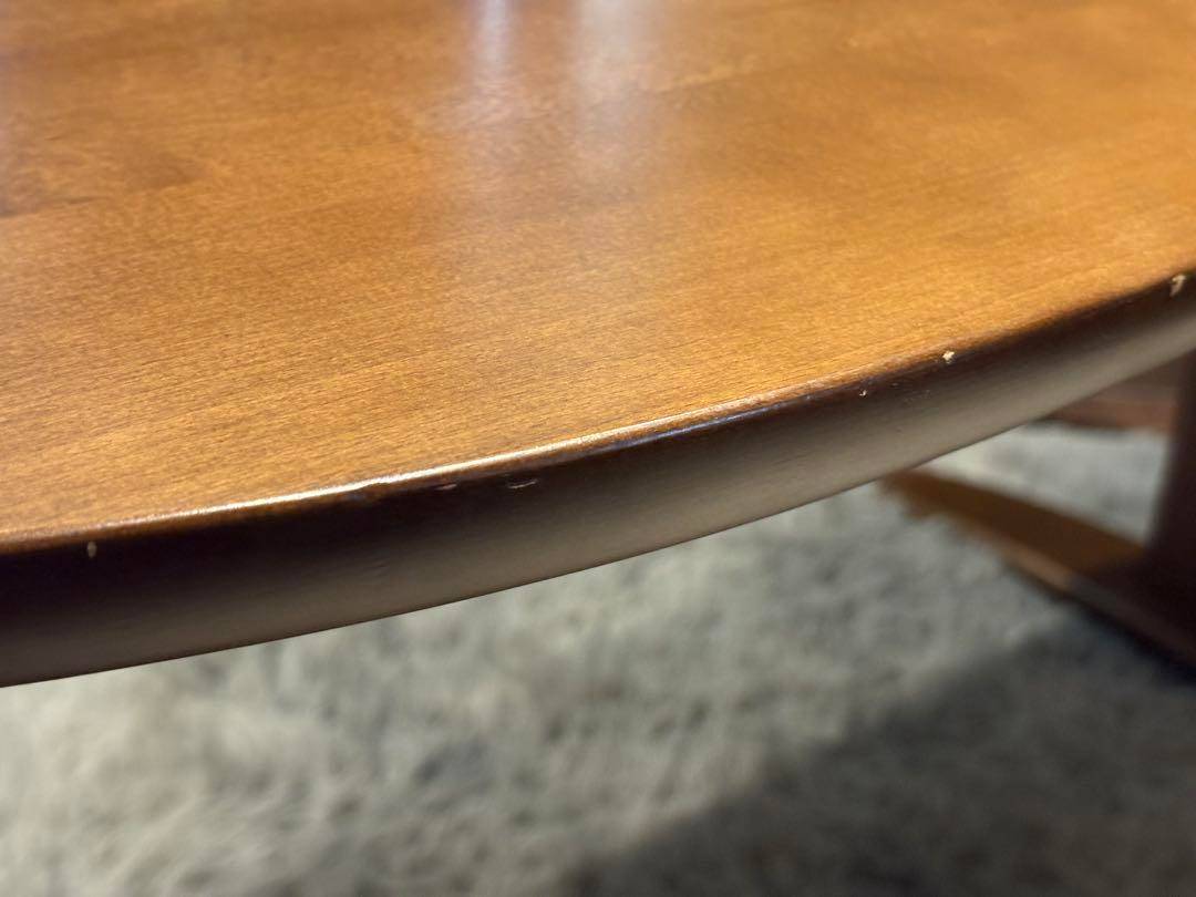 HIDA 飛騨産業　クレセント　ダイニングテーブル　リビング　豆型 nRZ