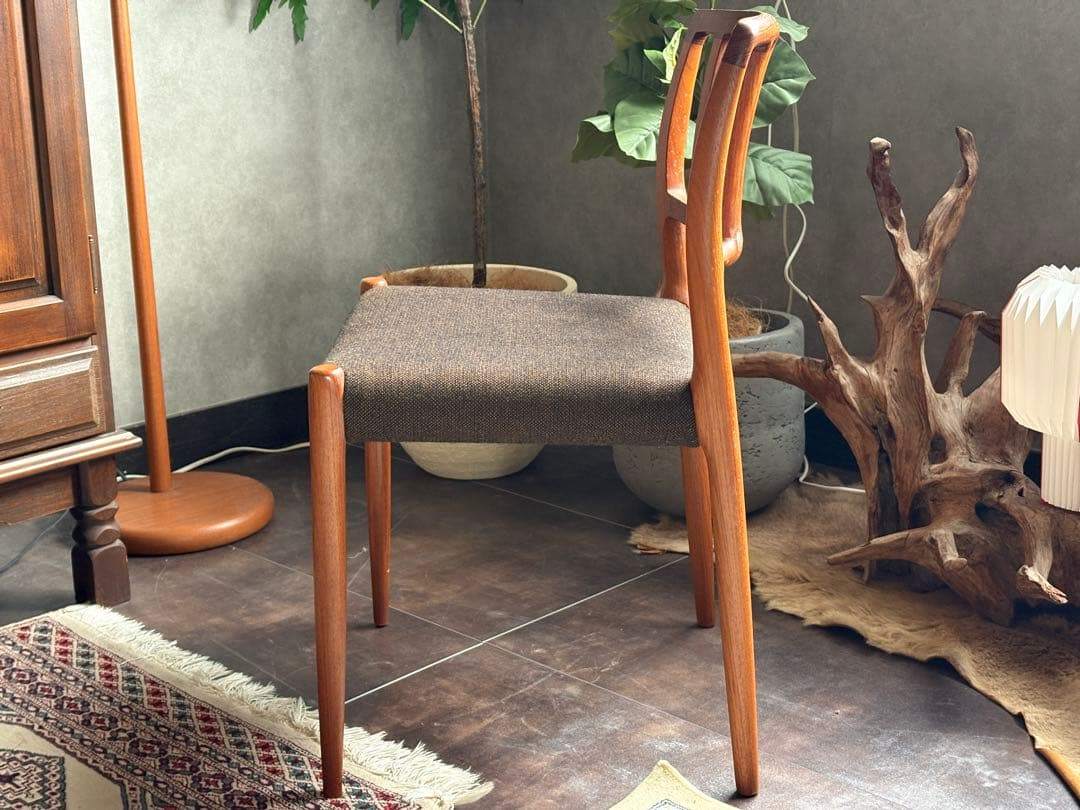 ⑥J.L. Møllers JLモラー　北欧ヴィンテージチェア　チーク材　NZ