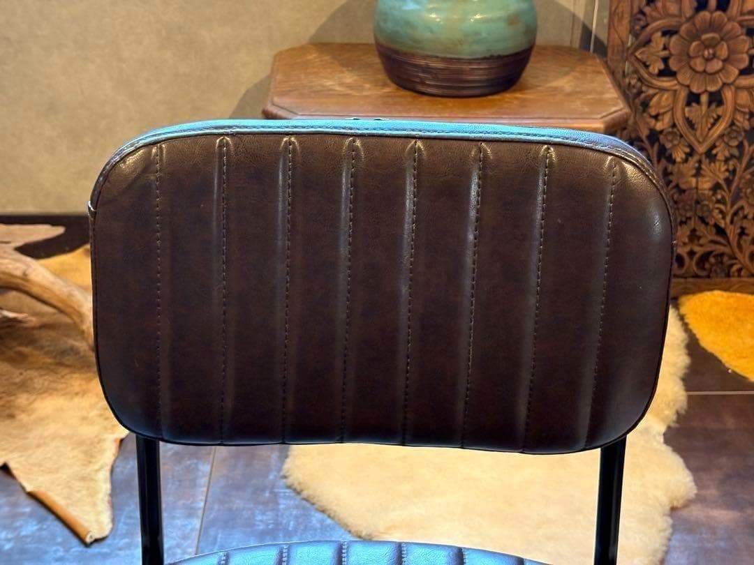 希少　マルニ　maruni ヴィンテージチェア　2脚セット　合皮レザー　IZ