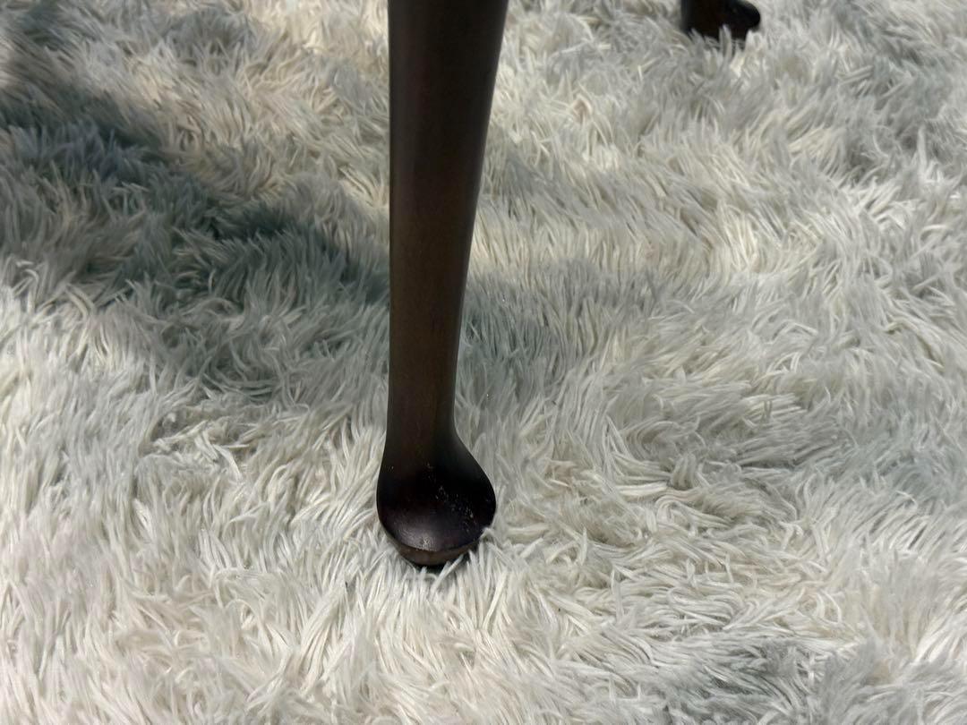 maruni クラシック　猫脚　ラウンドテーブル　ガラステーブル　オールドマルニ