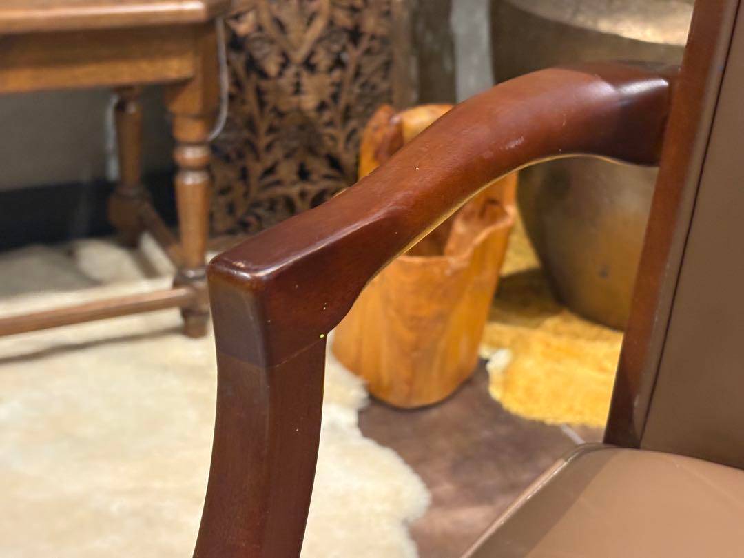 マルニ　maruni アームチェア　ビンテージ　鋲打　リベット　ハイバック　SK