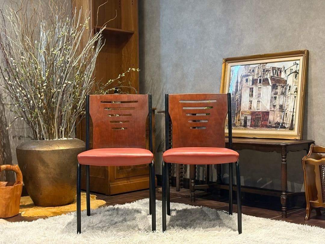 CRES Public スタッキングチェア　レトロ　ビンテージ　シティ系