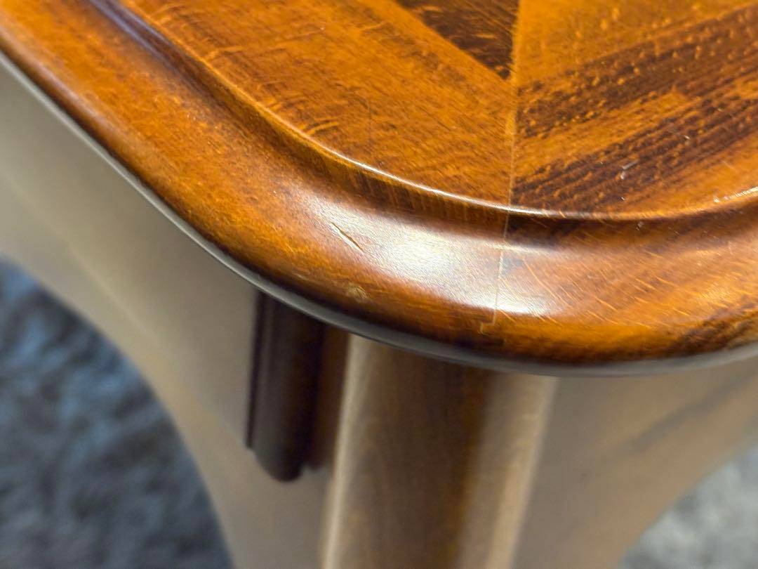 希少　センターテーブル　ローテーブル　スクエアテーブル　ろくろ　クラシック GZ