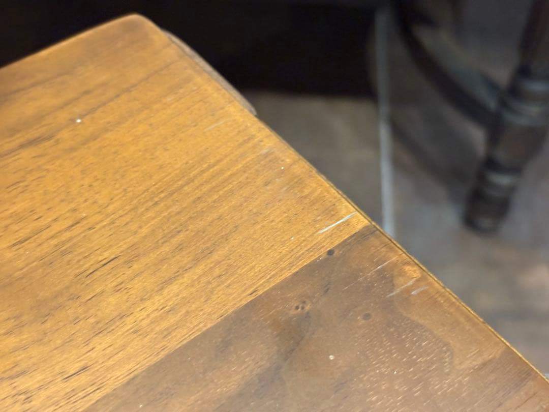 ベルメゾンデイズ ローテーブル ウォールナット 引き出し付き シンプル