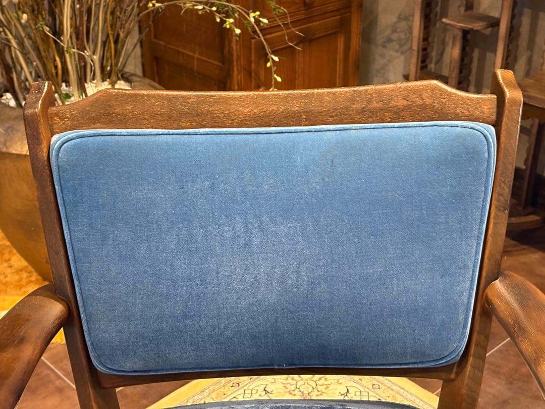 karimoku オールドカリモク デスクチェア ファブリック ビンテージ In