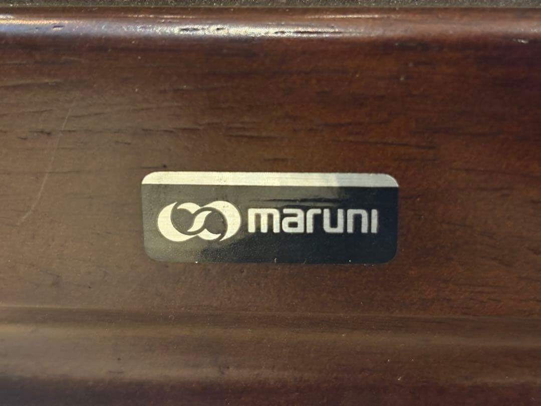 maruni マルニ木工 ダイニングチェア 本革レザー ビンテージ nZ