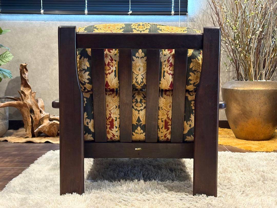 ①karimoku カリモク 1人掛けソファ 1Pソファ ファブリック IG