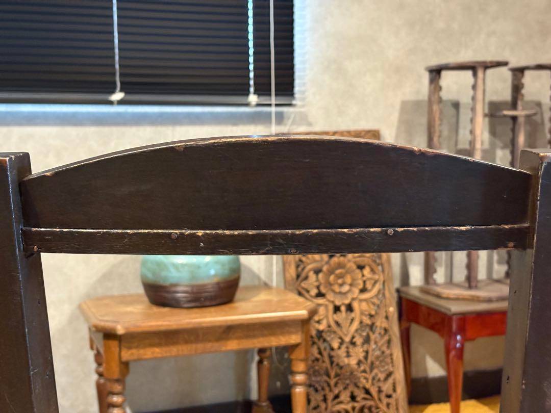 希少　フレンチクラシック　アンティークチェア　ヴィンテージ　無垢材　ラタン　IH