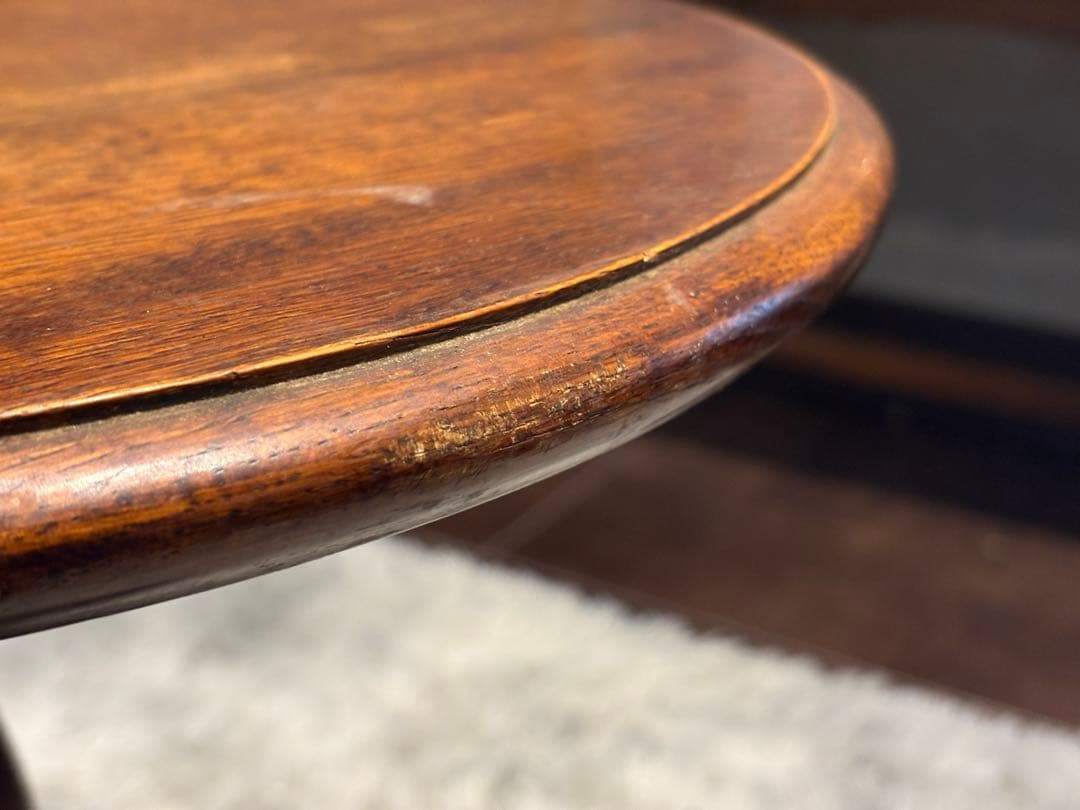 コーヒーテーブル サイドテーブル ナイトテーブル アンティーク 円卓 IG