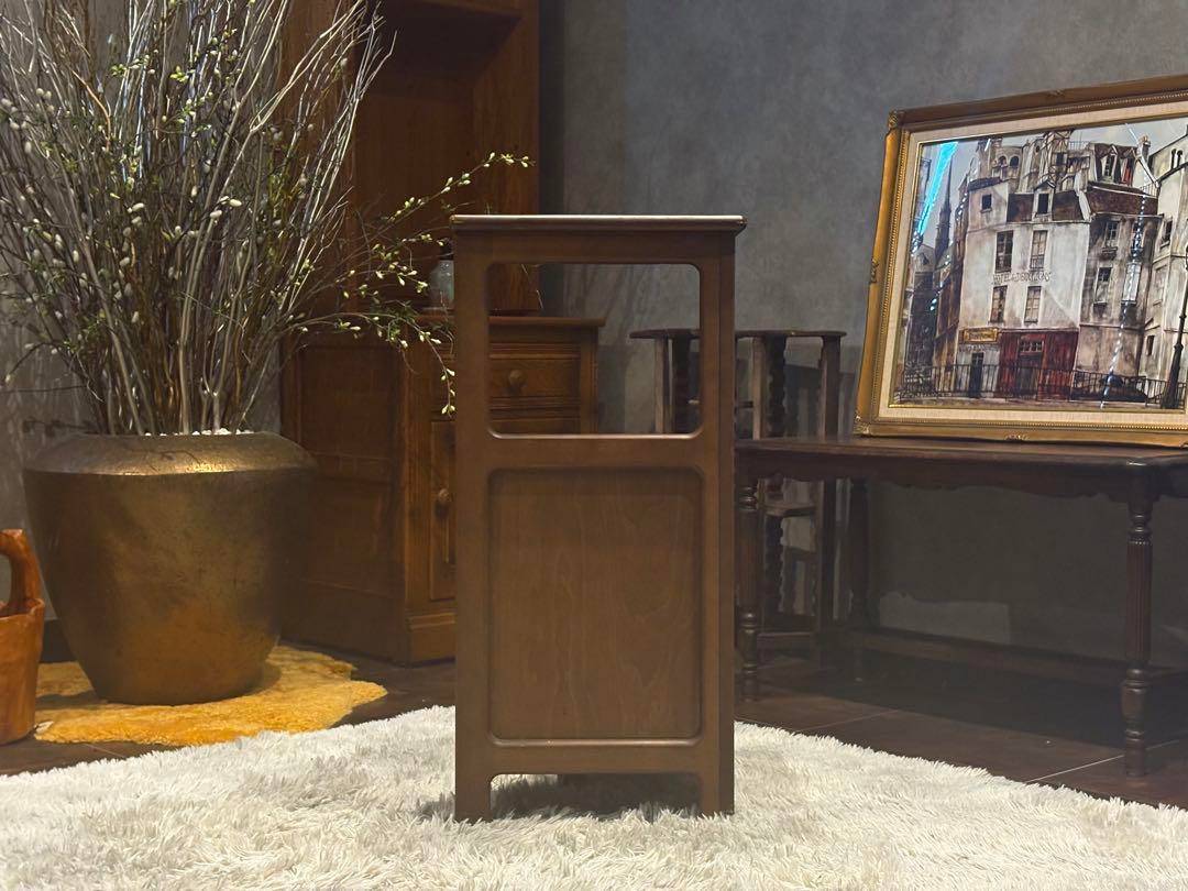 karimoku カリモク　電話台　ファックス台　コーナーキャビネット　IZ