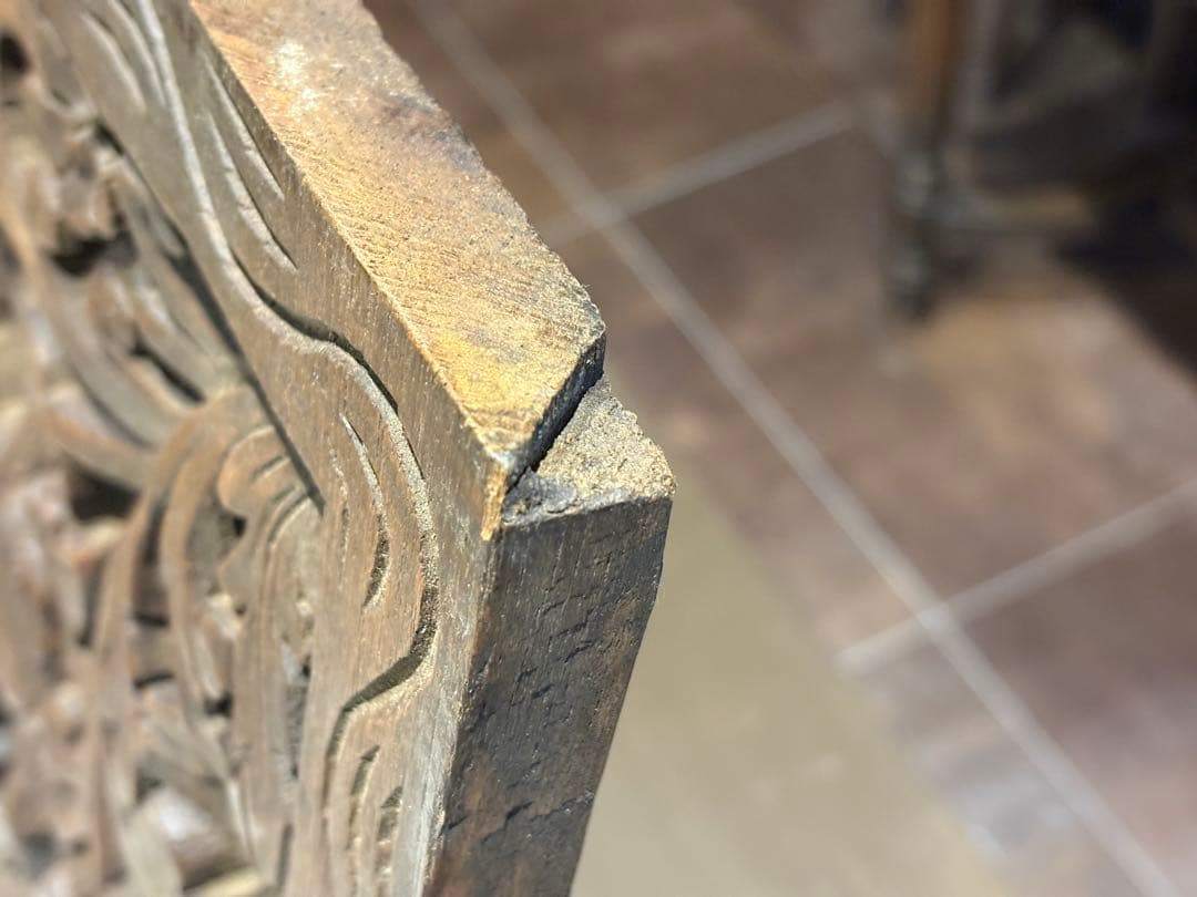 レリーフ　アート　木製　ウォールデコレーション　アンティーク　ヴィンテージ　nZ