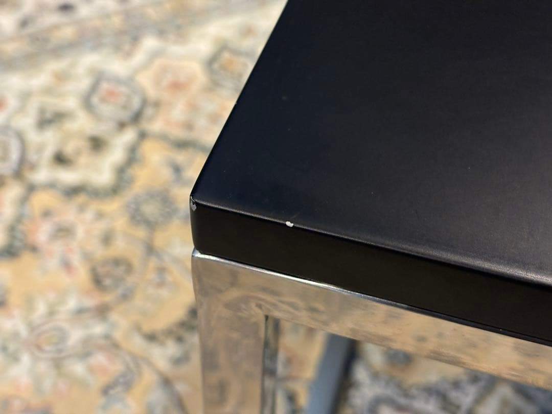 ローテーブル センターテーブル フラットローテーブル ブラック モダン SG