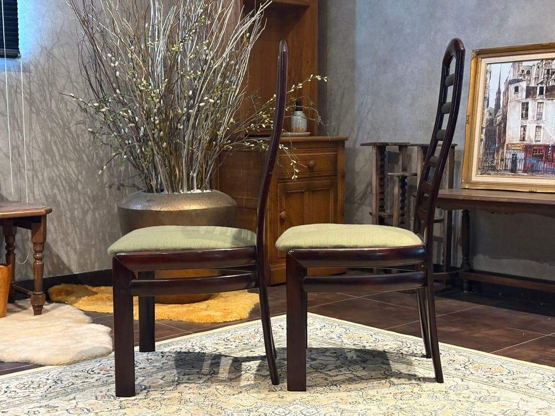 ②karimoku カリモク ダイニングチェア ハイバック リメイクIR