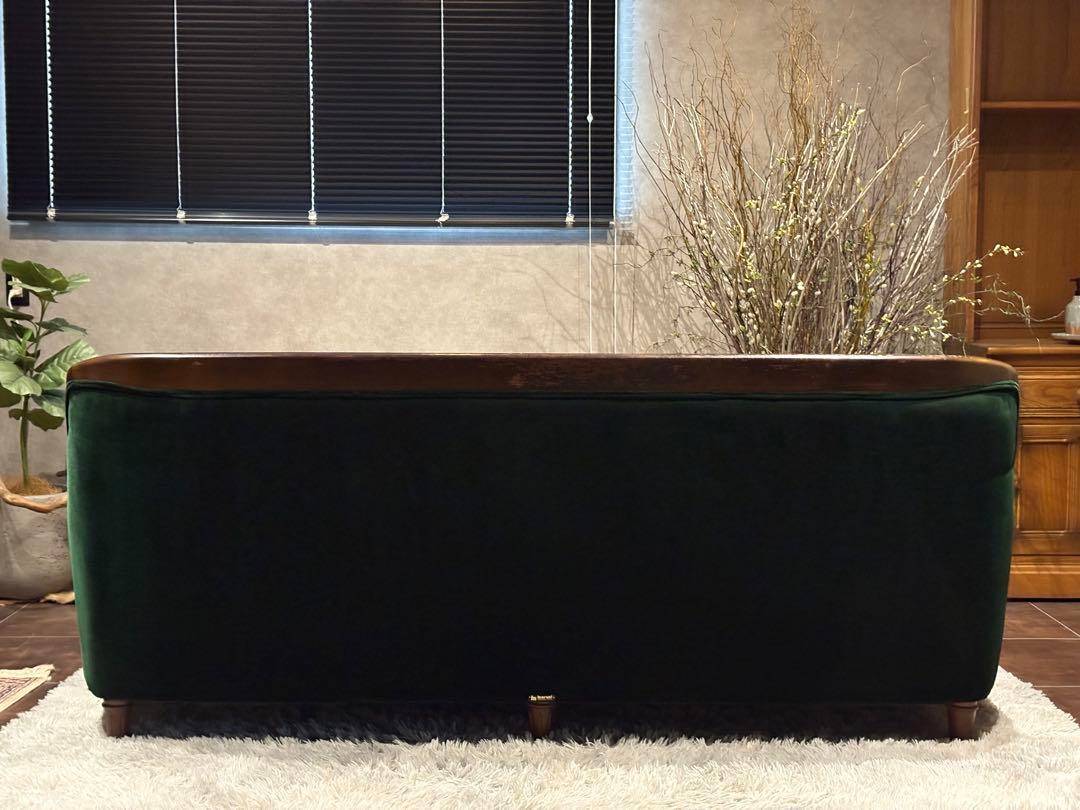 maruni マルニ木工　3人掛けソファ　3Pソファ　リベット　グリーン　GZ