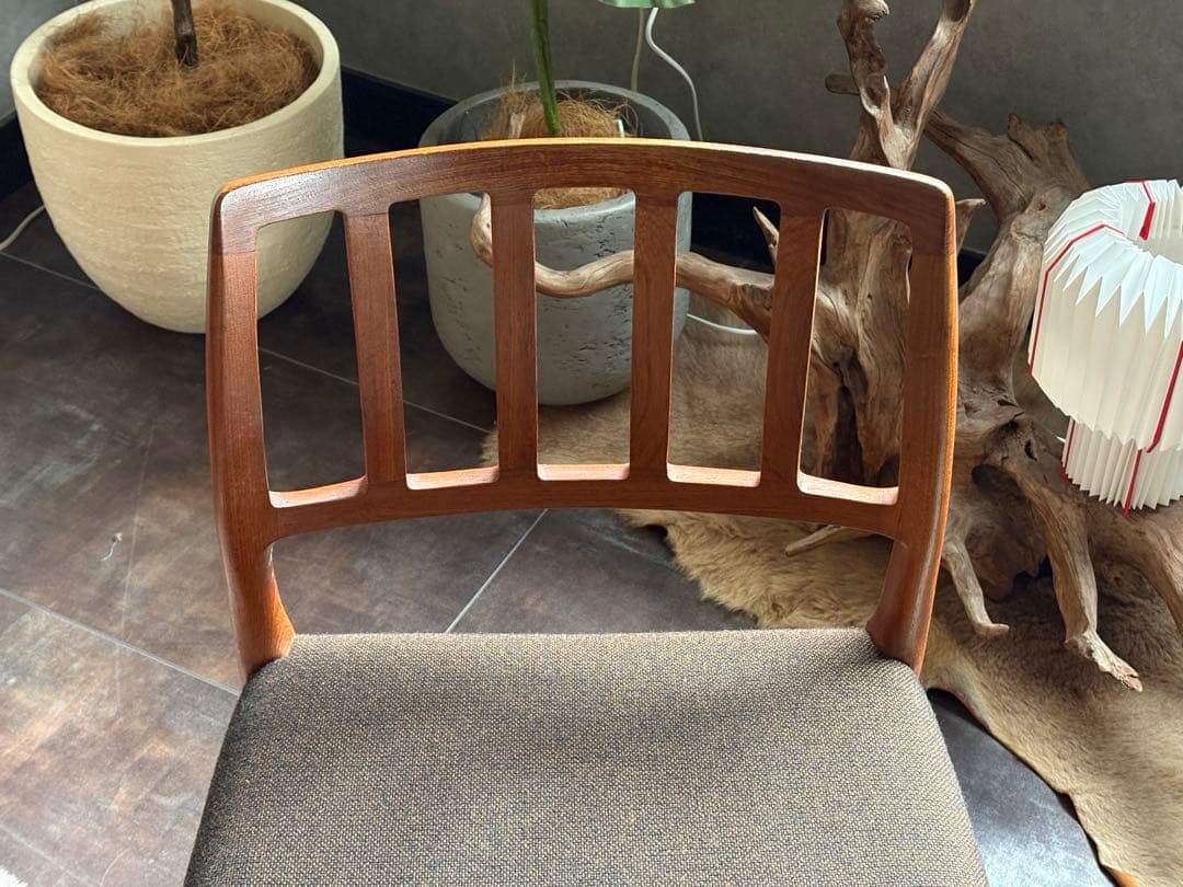 ②J.L. Møllers JLモラー　北欧ヴィンテージチェア　チーク材　NZ