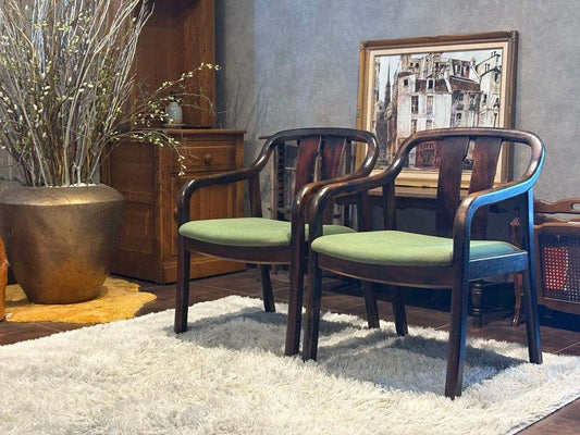 ②karimoku カリモク　アームチェア　ダイニングチェア　ビンテージ　IZ